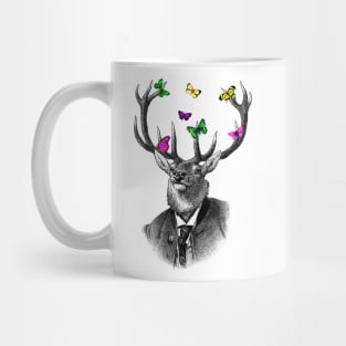 decorative deer portrait Mug